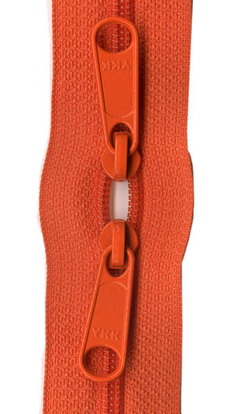 Zipper 30" Double Slide - Tangerine