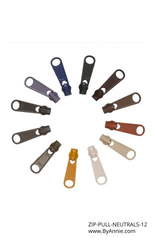 Zipper Pull Set - Neutrals
