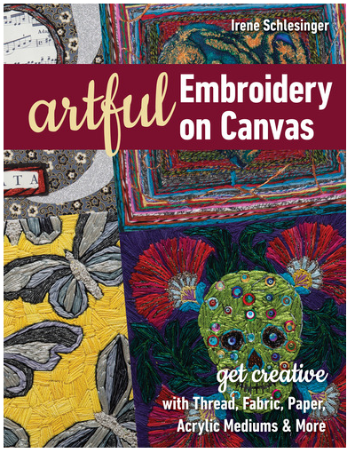 Artful Embroidery On Canvas