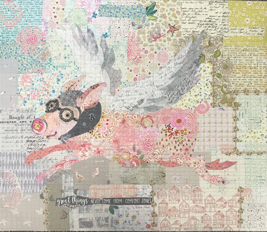 Aviatrix Collage Pattern