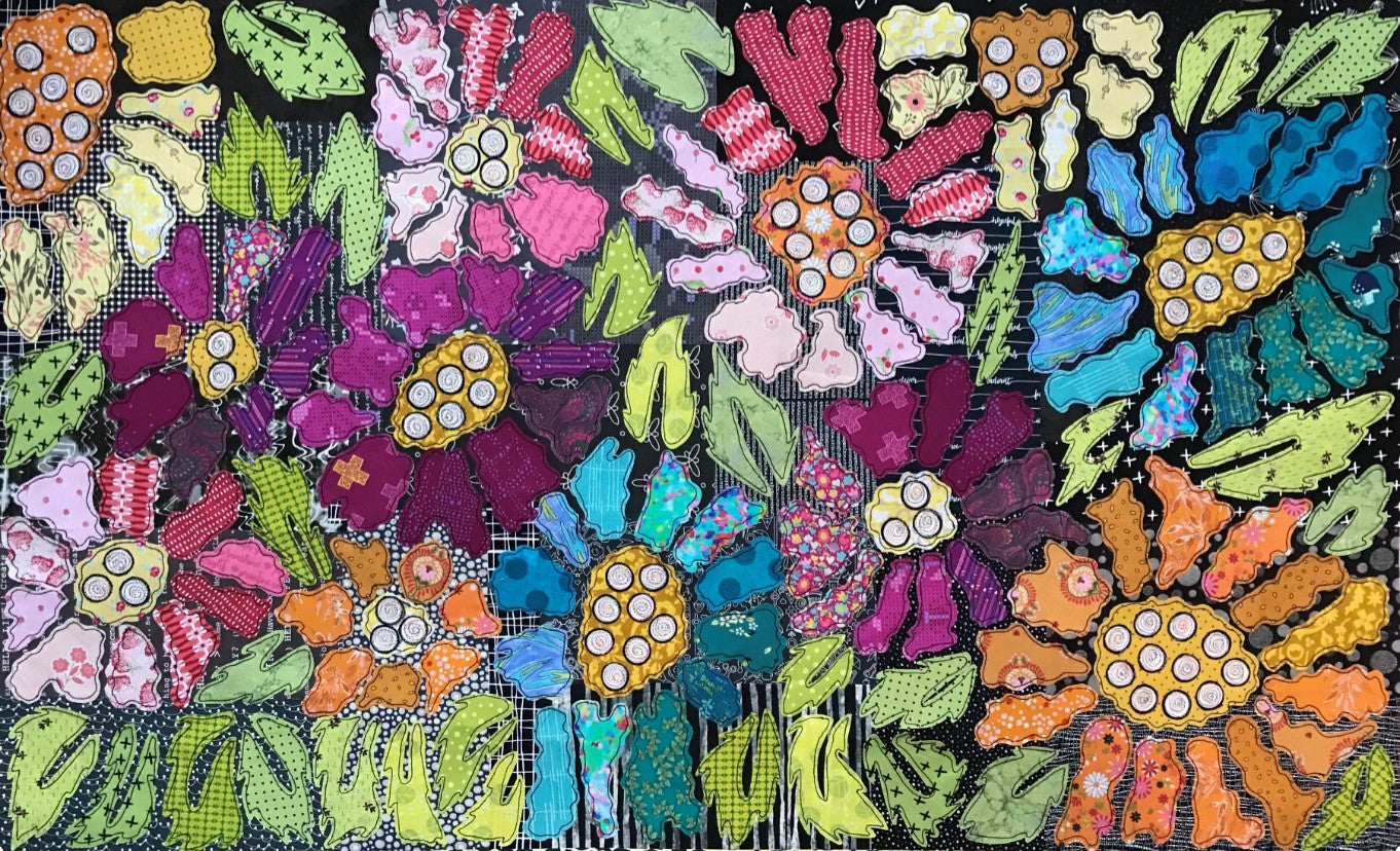 Boho Blooms Block #2 Pattern