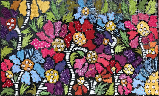 Boho Blooms Block #4 Pattern