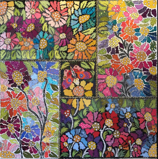 Boho Blooms Block #5 Pattern