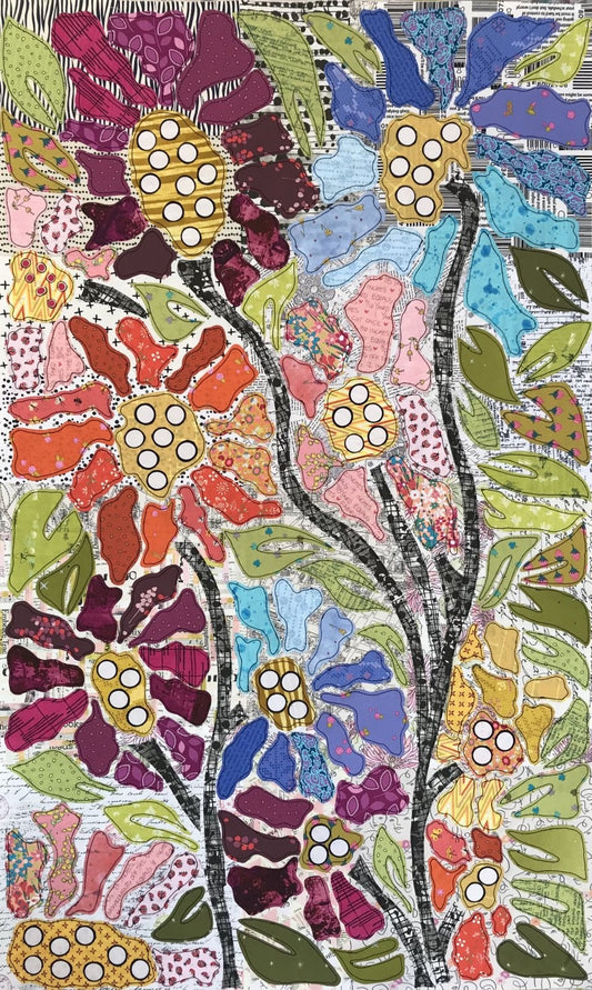 Boho Blooms Block #1 Pattern