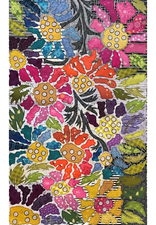 Boho Blooms Block #3 Pattern