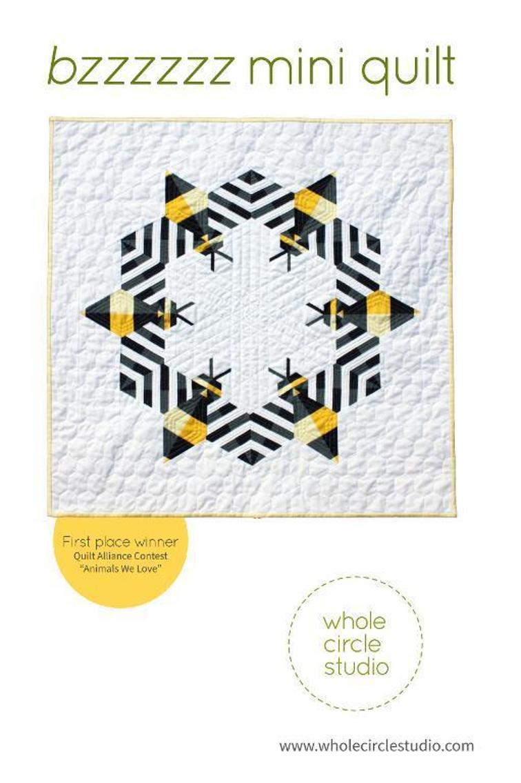 Bzzzzzzz Mini Quilt Pattern