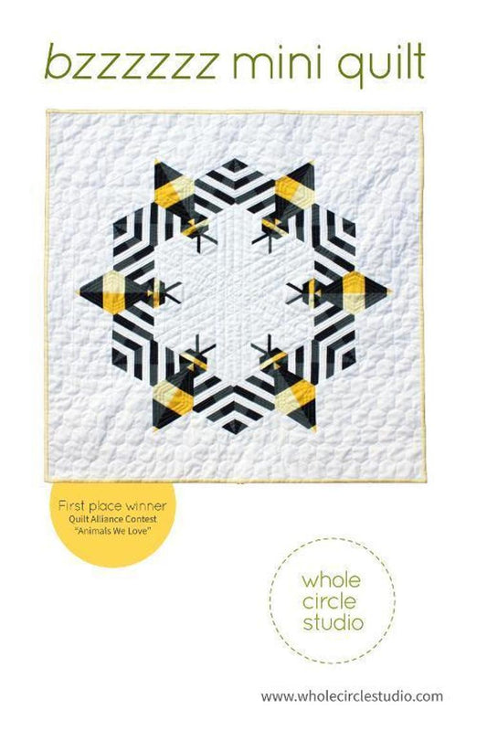 Bzzzzzzz Mini Quilt Pattern