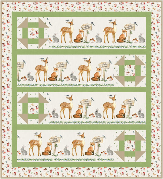 Churn Around - Baby Quilt Pattern
