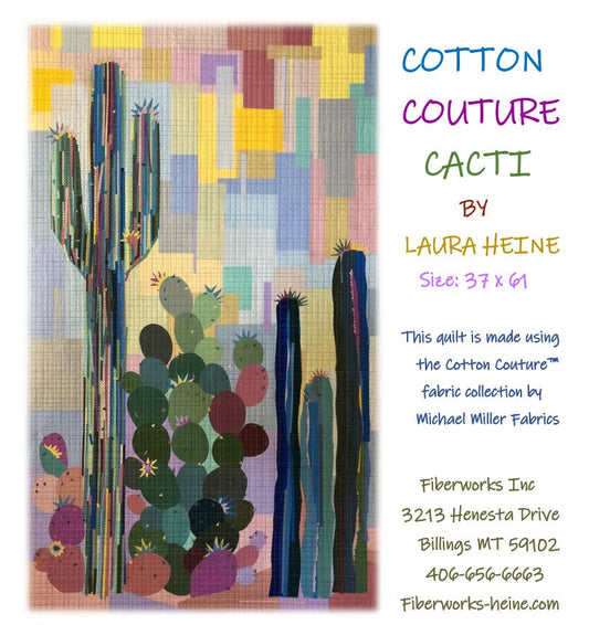 Cotton Couture Cacti Pattern