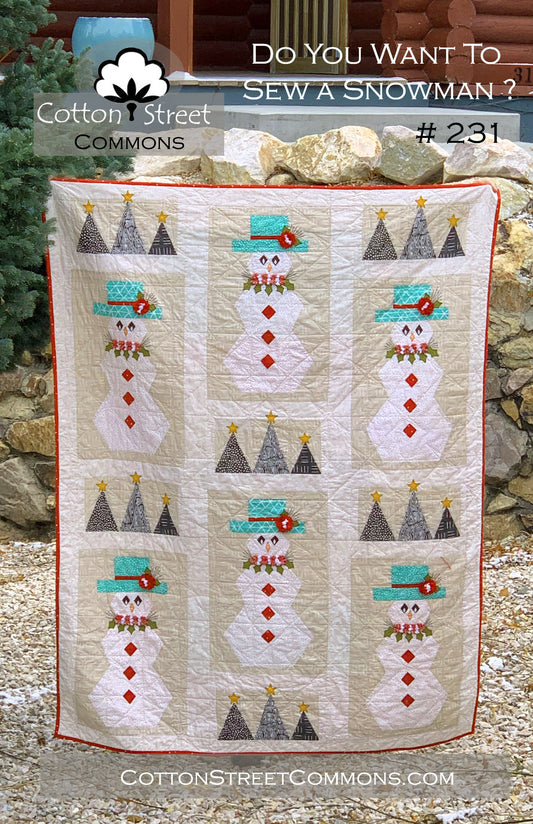 Do You Want To Sew A Snowman Pattern