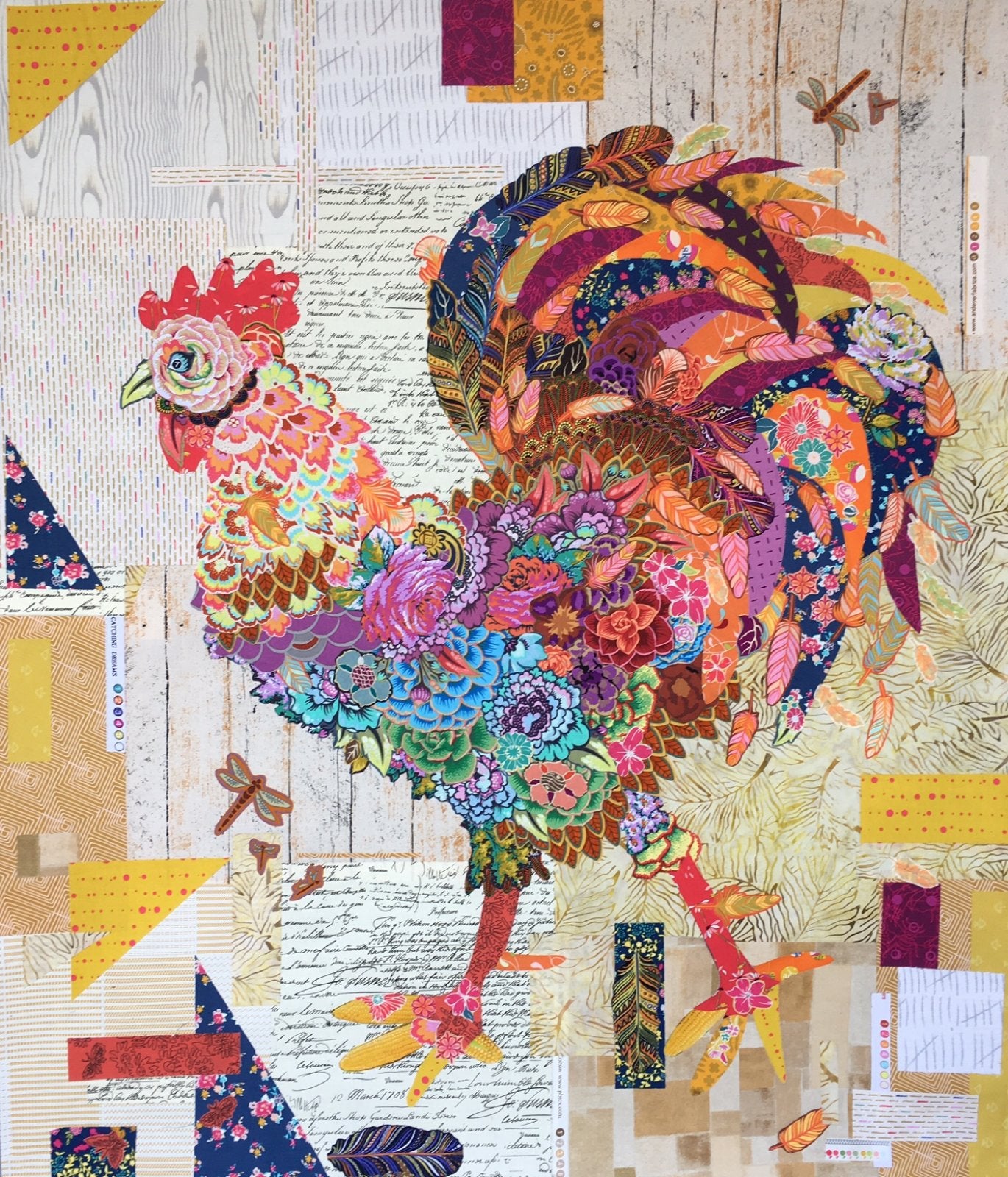 Doodle Doo Collage Pattern