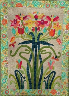 Flower Tree Collage Pattern