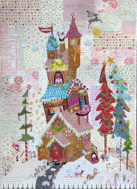 Gingerbread House Collage Pattern