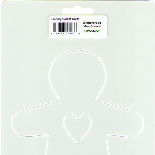 Gingerbread Man Stencil
