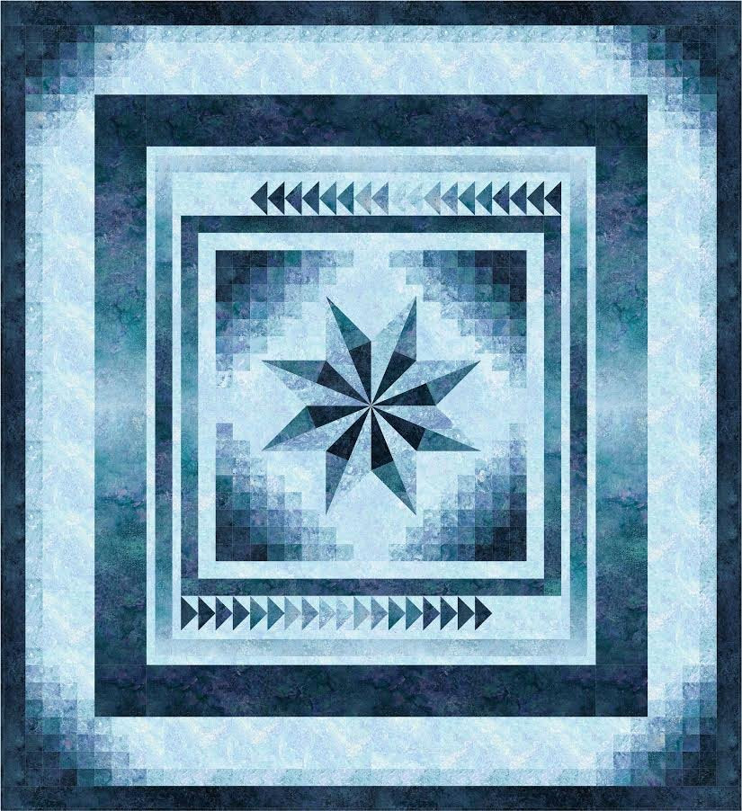 Gradient Star - The Fabric Addict