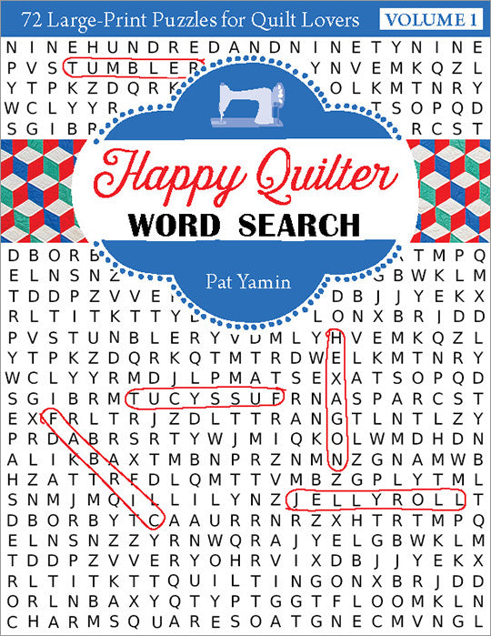 Happy Quilter Word Search