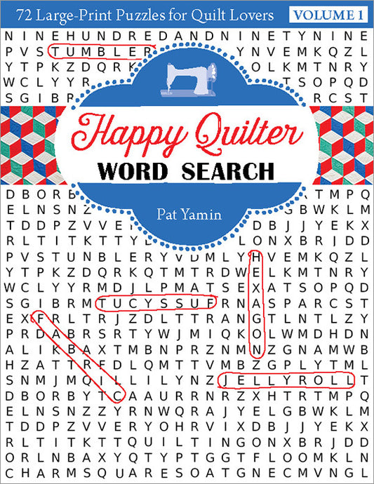 Happy Quilter Word Search