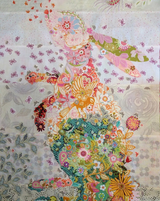 Hip Hop the Bunny Collage Pattern