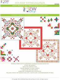 Holiday Extravaganza BOM Pattern - Sew on the Go