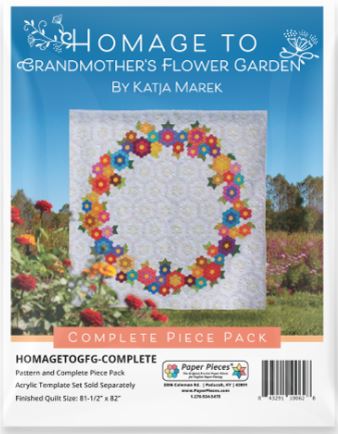 Homage to Grandmother's Flower Garden - Complete