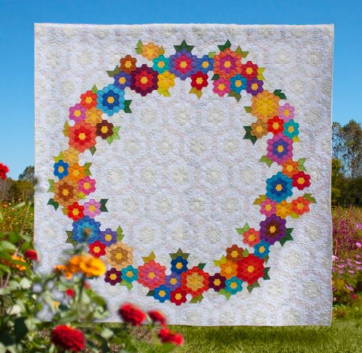 Homage to Grandmother's Flower Garden -Pattern Only