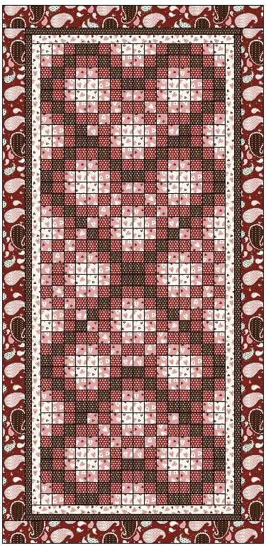 Linked Hearts Runner - The Fabric Addict