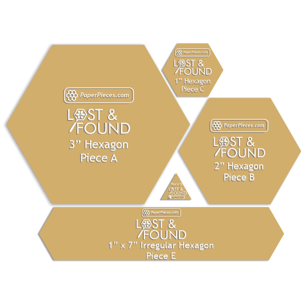 Lost and Found 1/4" Acrylic Templates