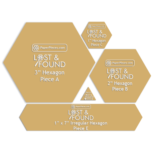 Lost and Found 1/4" Acrylic Templates