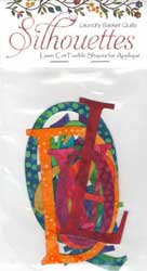 Love Dance Quilt - Letters Silhouettes