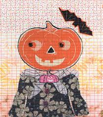 Mrs. Pumpkinhead Teeny Collage Pattern