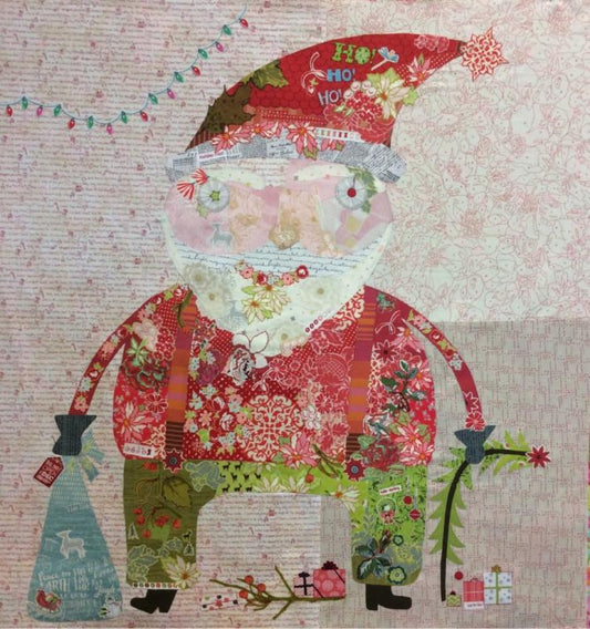 Nick Santa Collage Pattern