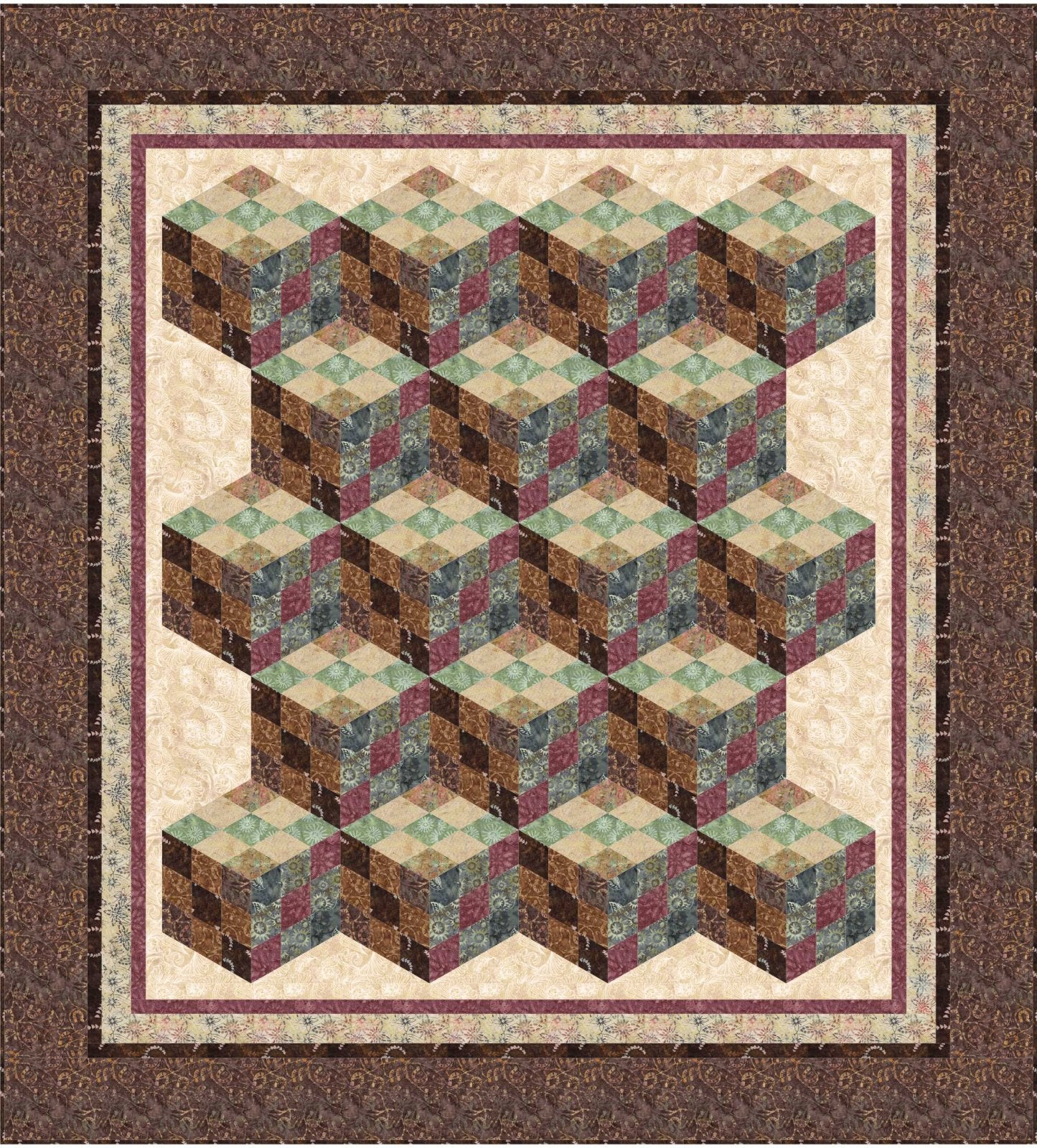 Nine Patch Tumbler - The Fabric Addict