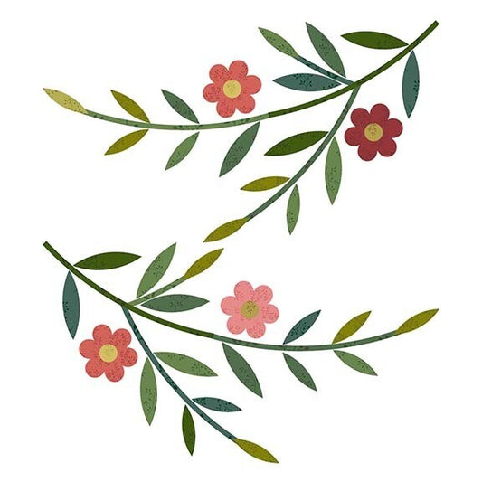 Olive Branch Silhouette - Laundry Basket Quilts