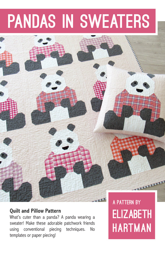 Pandas in Sweaters Pattern