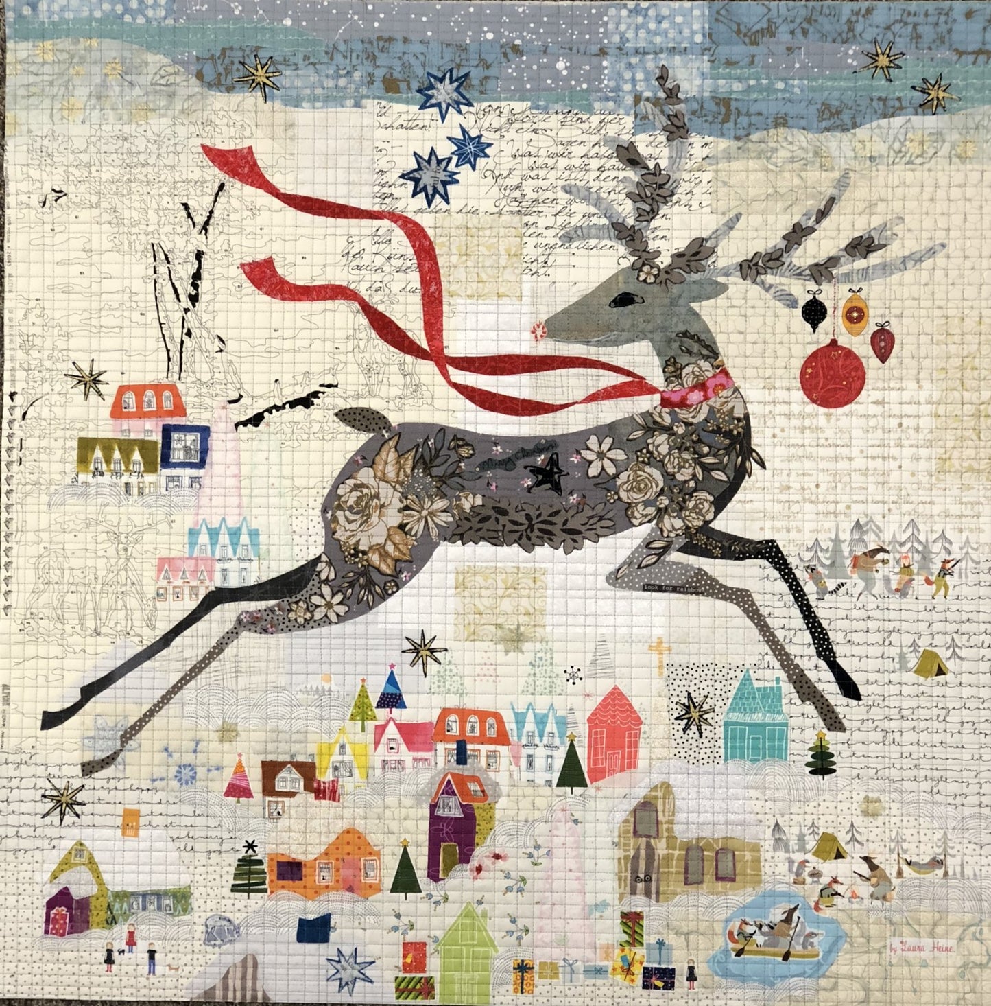 Peppermint Collage Pattern