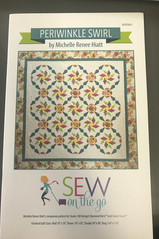 Periwinkle Swirl Pattern - Sew on the Go