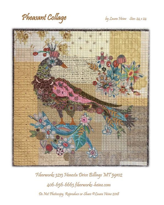 Pheasant Collage Pattern