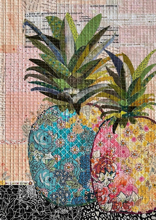 Pineapples Collage Quilt Pattern