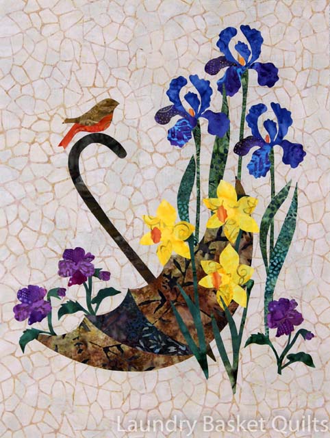 Seasonal Silhouette April Block 4