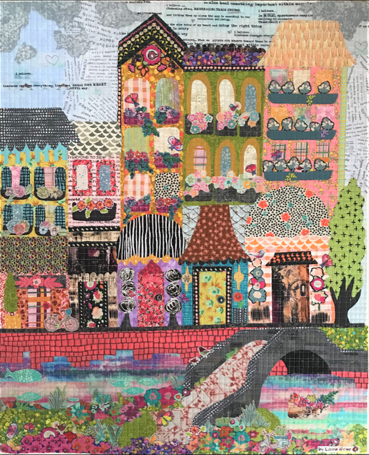 Spanish Row Houses Pattern