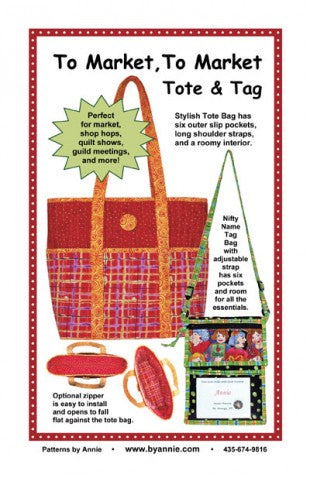 To Market To Market Tote & Tag Pattern