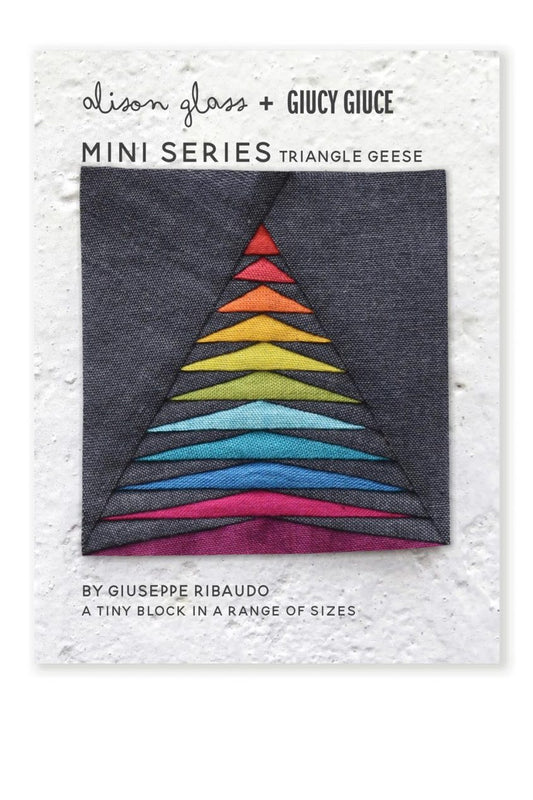 Mini Series Triangle Geese Pattern