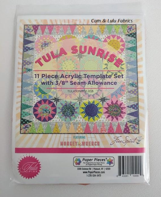 Tula Sunrise 11 piece Acrylic Template Set