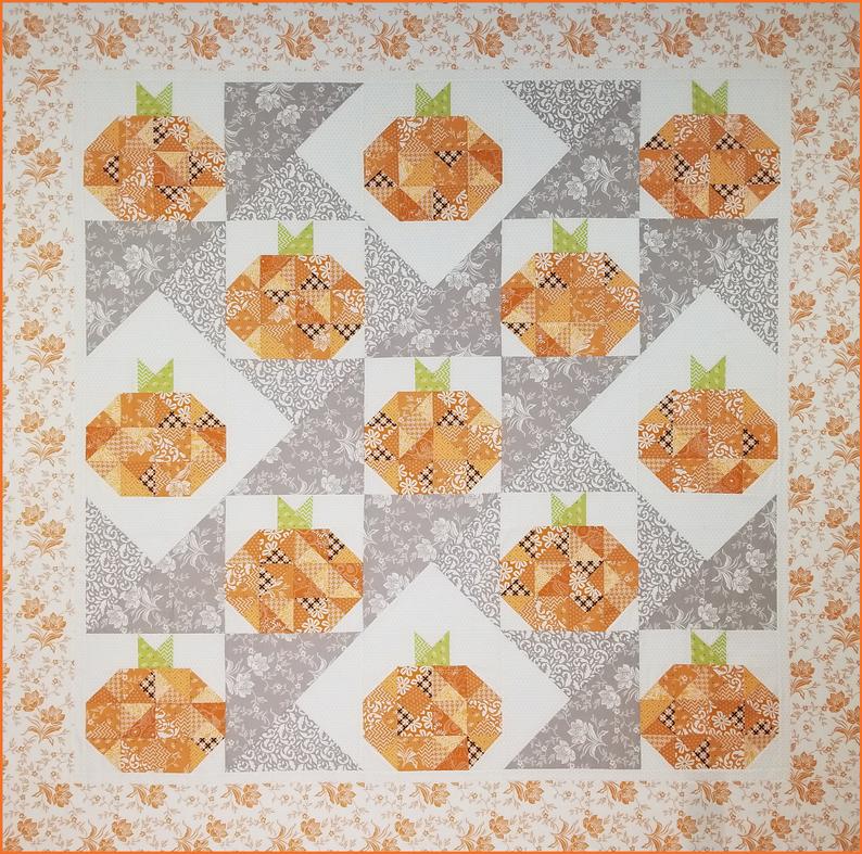 Turning Up Pumpkins Pattern - Sew on the Go