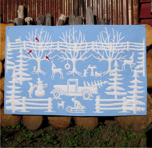 Winter in Wedgewood Quilt Pattern