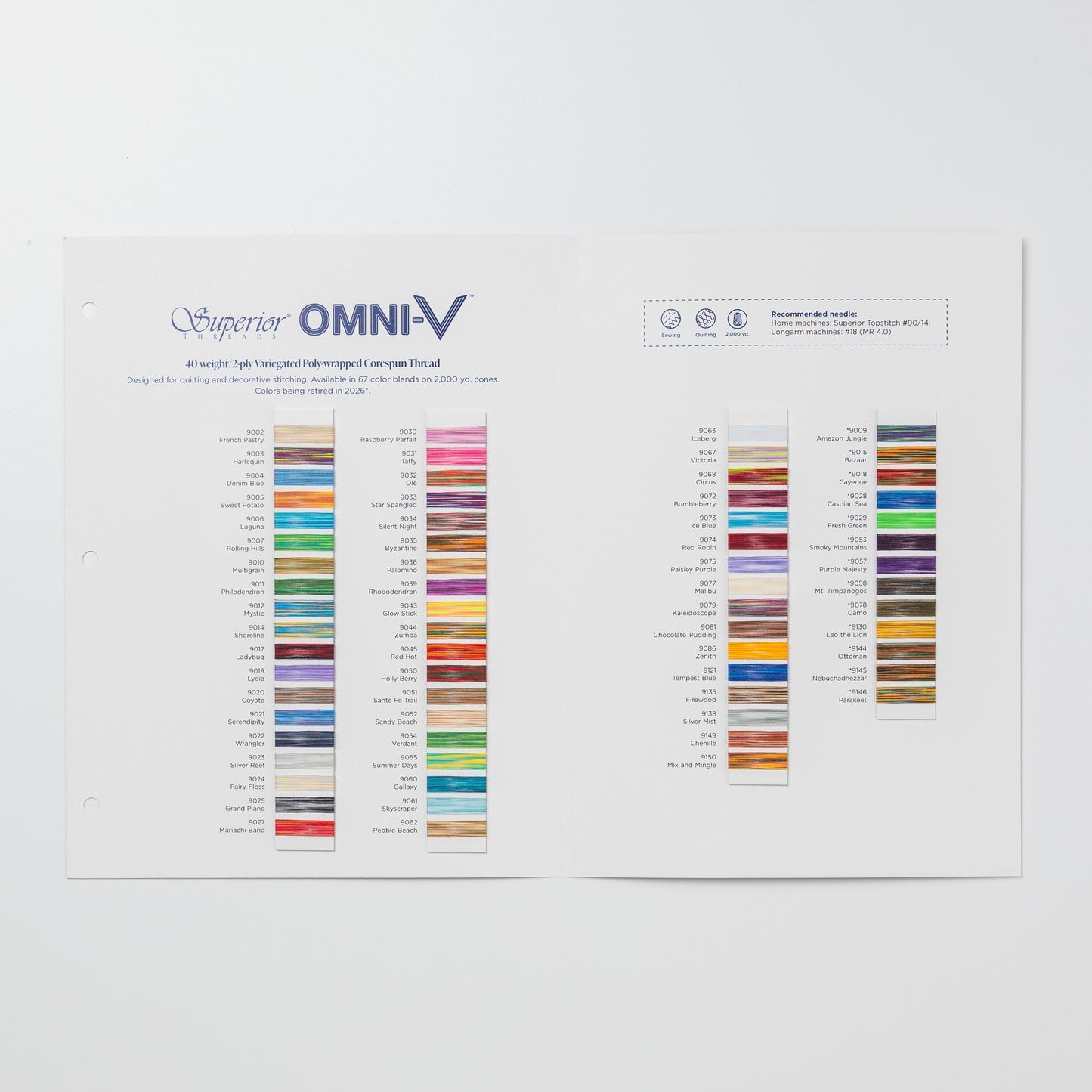 OMNI-V Thread Book