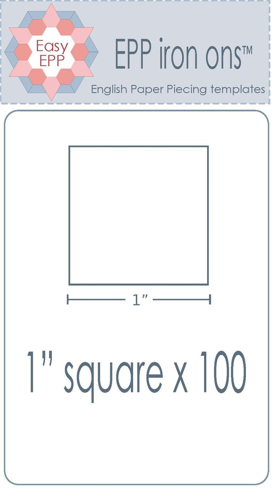 1" Square x 100 EPP Iron-ons - Hugs 'n Kisses