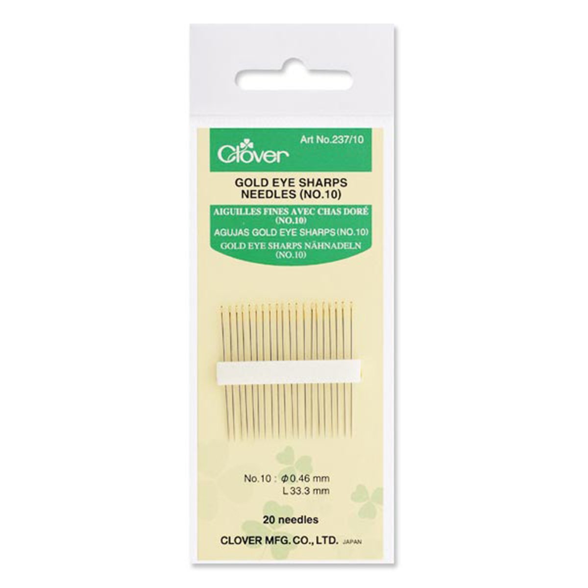Gold Eye Sharp Needles No. 10