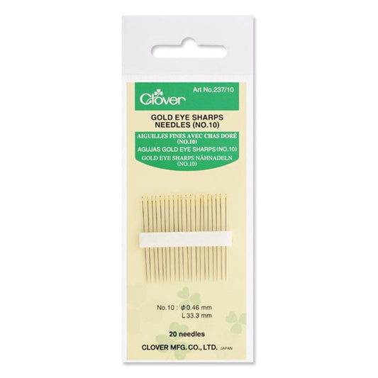 Gold Eye Sharp Needles No. 10