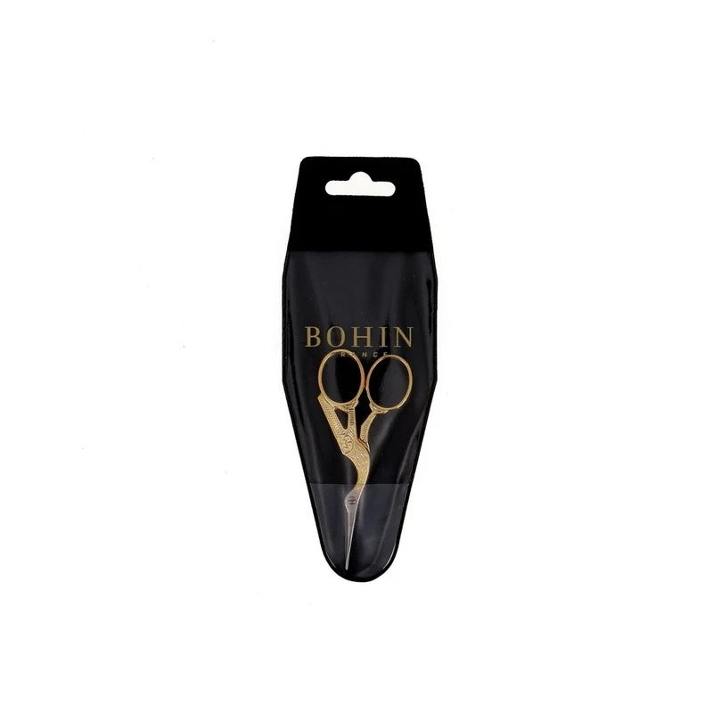 Stork Embroidery Scissors - Gold